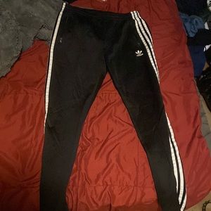 Black adidas sweatpants